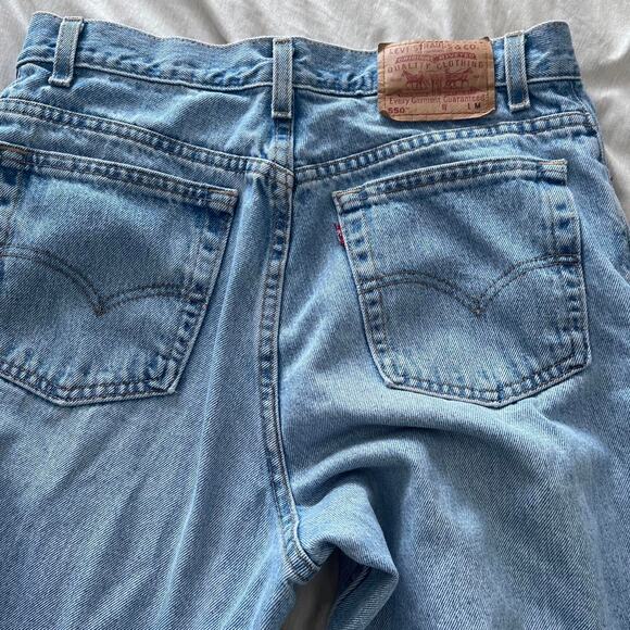 Vintage levis 550 made in usa relaxed fit tapered jeans - Picture 5 of 6